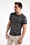 63000 Striped Men's Knitwear T-Shirt
