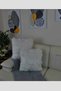 Plush Throw Pillow Cover Imported Premium Fabric - White - 2