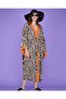 Women's Bohemian Style Embroidery Detail Design Kimono