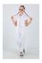 Girl's 8-14 Years Gabardine Trousers 3-Piece Linen Vest Set