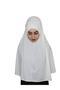One Piece Practical Large Ready Made Scarf Hijap Ecru Prayer Cloth - 2
