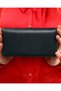 Green Women's Wallet with Double Cover and Flowers of Life - 7