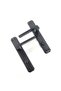 Sofuoğlu Luxury Stainless Anka Mirrored Matte Black Bathroom WC Door Handle (Right) Aluminum / Steel - 2