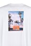 White Oversized /Wide Cut Landscape Printed Short Sleeve 100% Cotton T-Shirt Tmnss21Ts0619 - 8