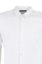 Beyaz Slim Fit Gömlek Yaka Apoletli Örme Pike Gömlek TMNSS22GO0051 - 8