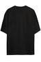 Dont Talk Strangers Alien Unisex Black - White Oversize T-shirt - 2