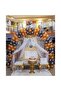 200 Pieces - Circumcision Wedding Themed Balloon Chain Set (Silver - Gold)