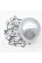 8-Piece Space Themed Astronaut Foil Balloon Set 3 Years Old Silver Number Transparent Sequin and Chrome Balloon - 8