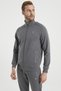 Men's Anthracite Cotton Tracksuit Set - 5