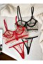 Soft Heart Wings Bralet Set - 4
