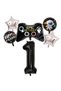 Gamer Birthday 1 Year Old Balloon Set Console Gamer 1 Figure Party Balloon Set of 6