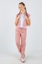 Girl 8-14 Years Old Gabardine Trousers 3-Piece Linen Vest Set