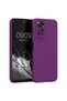 حافظة هاتف Xiaomi Redmi Note 11s من السيليكون غير اللامع باللون الأرجواني