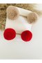 Baby Girl Child Flexible Double Pompom Bandana Hair Band Set - 2