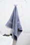 Wave 100% Cotton Bath, Drying, Guest Towel 3 Pieces Size 70x140 Cm Set Indigo, Stone, Aqua - 4
