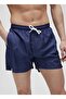 21.01.09.004.Os_Jacksonville Swimsh Elastic Regular Fit Plain Navy Blue Men's Shorts Swimsuit