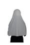 One Piece Practical Large Ready Made Scarf Hijap Ecru Prayer Cloth - 4