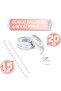 Large Number Balloon Rose Gold Age 6 + Transparent Balloon with Confetti Sequin and Metallic Rose Gold Balloon - 2