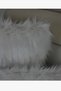 Plush Throw Pillow Cover Imported Premium Fabric - White (rectangular) - 3
