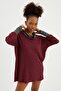 Back Detail Turtleneck Tunic Dress - 3