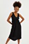 V-Neck Back Detail Dress - 6