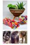 50 Pieces Small Rubber Barrette Children's Hair Clip
