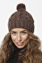 83 Pompom Knitwear Knitted Beanie - Brown - 3
