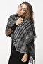 Women's Gray Shawl - 3