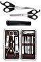 Hairdresser Set Hair Cutting and Thinning Scissors Comb - Barber Scissors Intermediate Scissors Comb Set of 3