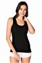 Wide Strap Ribbed Women's Gray 6 Pack Tank Top