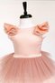 Girl's Powder Pink Tonsirtone Tutu Dress - 4