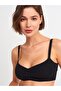 Woman's Black Front Drawstring Suspender Bustier - 4