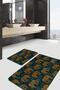 Special Design 2-Piece Bathroom Mat Set with Ethnic Elephant Design & Toilet Mat Set - 3