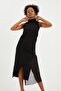 Tulle Detail Tunic Dress