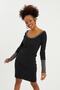 Smoked Knitwear Dress - 3