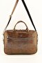 Unisex Tan 15 & 15.6 Inch Crocodile Laptop Briefcase - 7