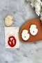 Dough Shaper with Heart Mother Baby Smile Motto Card - 3