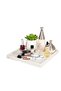 Pearl - Natural White Marble Presentation Tray | One Piece | Square | 25*25cm | - 2