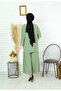 Wonderful Full Pleated Wide Leg Trousers Blouse Double Set - 5