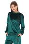 مجموعة رقبة دائرية من الزمرد المرصع