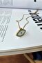 Steel Color Eye Necklace - 2