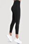Women's Black High Waist Shiny Disco Tights - 2