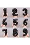 5 Years Old Black Number Balloon Lightning Mcqueen Balloon Set Cars (Cars) Transparent Balloon with Confetti - 3