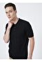 Comfort cm K 60 Polo Neck Regular Fit Jacquard Navy Blue Men's Sweater