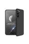 حافظة متوافقة مع هاتف Galaxy S22 Plus 3 قطع 360 حماية صلبة ناعمة باللون الأسود
