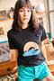 Women's Black Ocean T-Shirt TSH-19000294