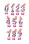 Best 5 Year Old Rainbow Colors Number Balloon with Gold Crown 5 Number Balloon - 2