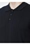 Comfort cm K 60 Polo Neck Regular Fit Jacquard Navy Blue Men's Sweater - 5