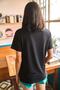 Women's Black Ocean T-Shirt TSH-19000294 - 5