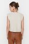 Stone Soft Textured Knitwear Vest Twoaw22Bz0033 - 5